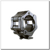HMS GO450 - 17-60-012 - Gryf olimpijski 220 cm z zaciskami lock jaw red