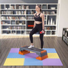 ONE FITNESS MP10 MULTIPACK YELLOW-BLUE-PURPLE - 17-63-081 - Mata puzzle, 9 elementów, 10mm