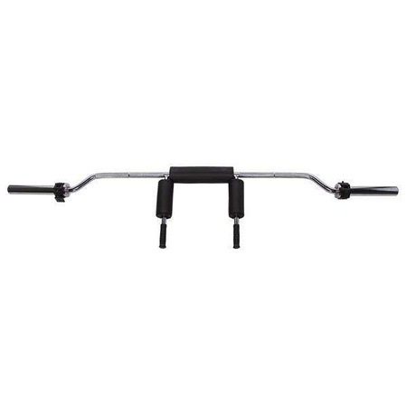 HMS GOL320 - 17-60-016 - Gryf olimpijski łamany 220 cm z zaciskami Lock Jaw black 