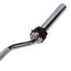HMS GOL320 - 17-60-016 - Gryf olimpijski łamany 220 cm z zaciskami Lock Jaw black 