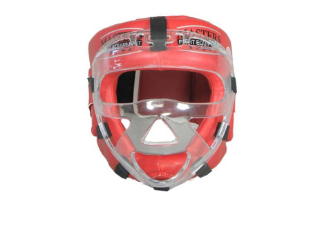 Kask bokserski z maską KSSPU-M, rozm. S - (WAKO APPROVED)