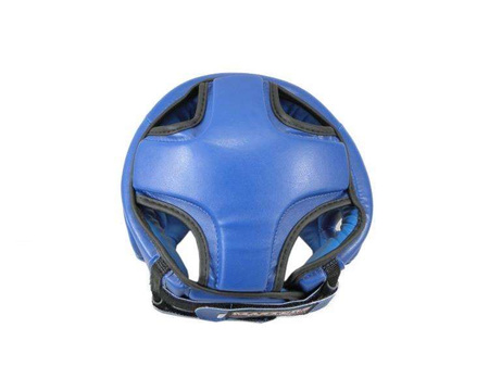 Kask bokserski KTOP-PU (WAKO APPROVED), niebieski, rozm. M