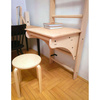 Biurko-nakładka do drabinek BenchTop BenchK BT204 - naturalne drewno