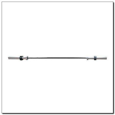 HMS GO450 - 17-60-012 - Gryf olimpijski 220 cm z zaciskami lock jaw red