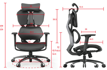 Fotel ergonomiczny gamingowy Angel Furia