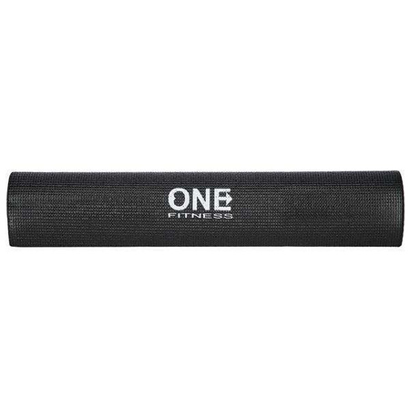 ONE FITNESS YM02 BLACK - 17-44-204 - Mata do jogi 173x61x0,6cm 