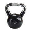 HMS KTC12 - 17-64-074 - Kettlebell żeliwny uchwyt chrom radełkowany 12 kg black