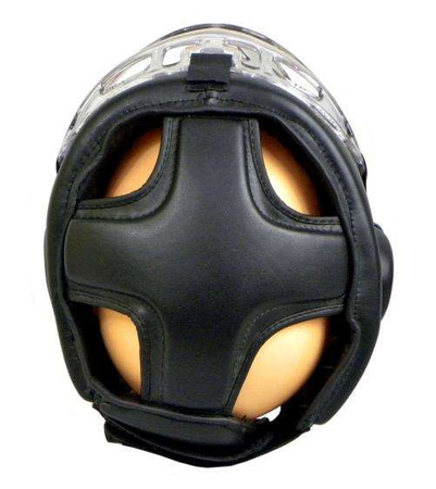 Kask bokserski z maską KSSPU-M czarny, rozm. S