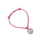 Czarna bransoletka z zawieszką JUMPit + woreczek