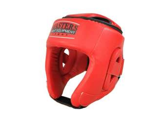 Kask bokserski KTOP-PU (WAKO APPROVED), czerwony, rozm. M