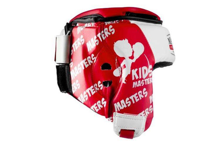 Kask treningowy MJE - KTOP-PU-KM, czerwony, rozm. XS
