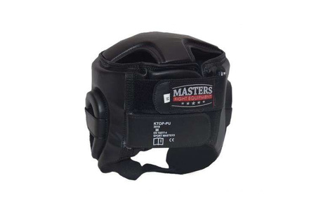 Kask ochronny MASTERS - KTOP-PU, czarny, rozm. XS