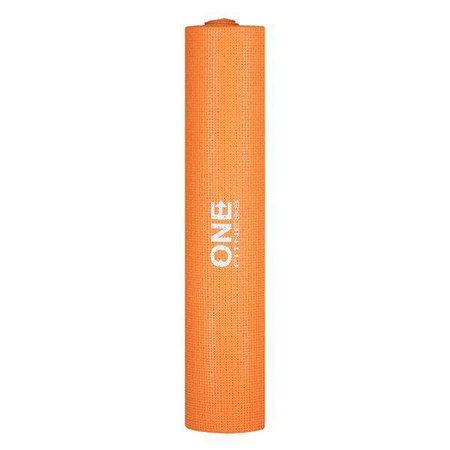 ONE FITNESS YM02 ORANGE - 17-44-203 - Mata do yogi 173x61x0,6cm 