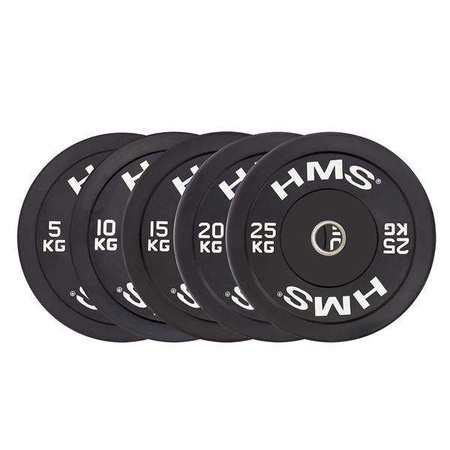 HMS BBR25 - 17-61-019 - Talerz olimpijski Bumper 25 kg black