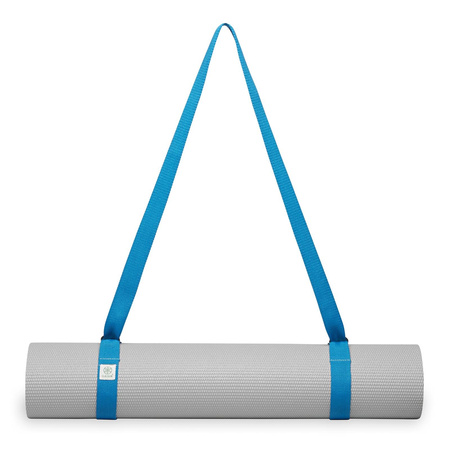 GAIAM - 61711BL - Pasek na matę do jogi, niebieski