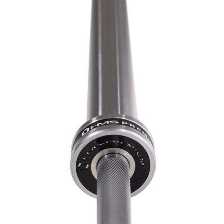 HMS PREMIUM GO901 900KG - 17-60-008 - Gryf olimpijski + ZG1500 silver zaciski Lock Jaw (2 szt)