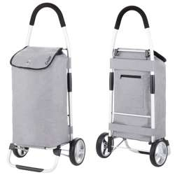 CRUISER Classic Premium - 604360 - Wózek zakupowy składany, szary