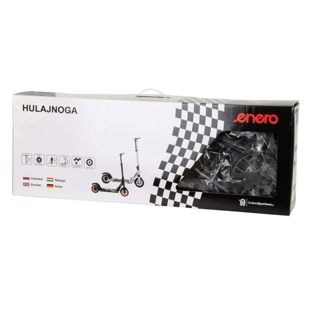 HULAJNOGA ENERO ULTRA SPEED 200MM Z HAMULCEM TARCZOWYM BIAŁA