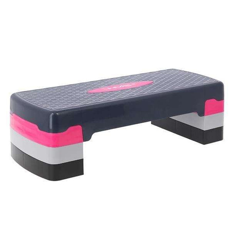 HMS AS002 PINK/GREY - 17-44-006 - Step do aerobiku 