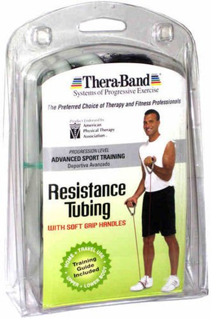 THERA BAND 21726 - Rzemień rehabilitacyjny (tubing) 1,4 m, opór super mocny