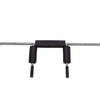 HMS GOL320 - 17-60-016 - Gryf olimpijski łamany 220 cm z zaciskami Lock Jaw black 