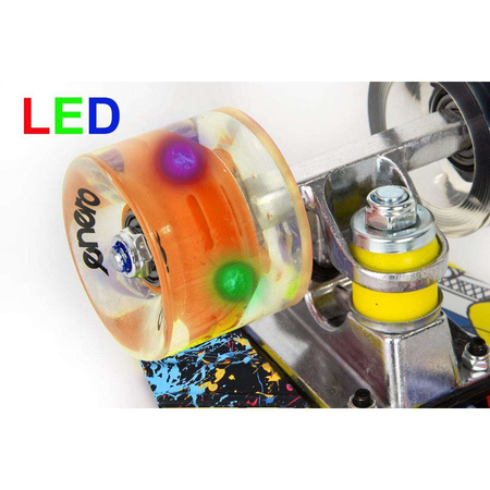 DESKOROLKA PLASTIKOWA 22 CALE ENERO GRAFFITI LED 1030845