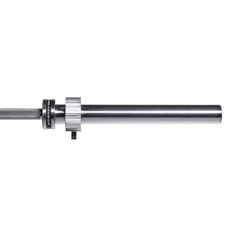 HMS PREMIUM GO901 900KG - 17-60-008 - Gryf olimpijski + ZG1500 silver zaciski Lock Jaw (2 szt)