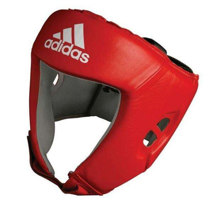 Kask bokserski ADIDAS AIBA, czerwony, rozm. L