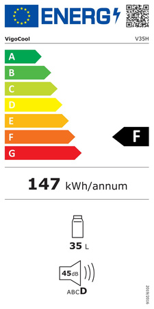 Przenośna lodówka sprężarkowa Vigo Cool 35L 230V, nr kat. V35H