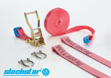 Slackline SLACKSTAR Guide Set 10m / 35mm - SL81775-10/K