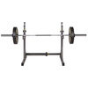 HMS PREMIUM GO900 - 17-60-009 - Gryf olimpijski 220 cm + ZG1500 silver zaciski Lock Jaw (2 szt)