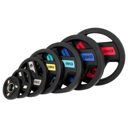 Obciążenie gumowane talerz inSPORTline Herk 20 kg