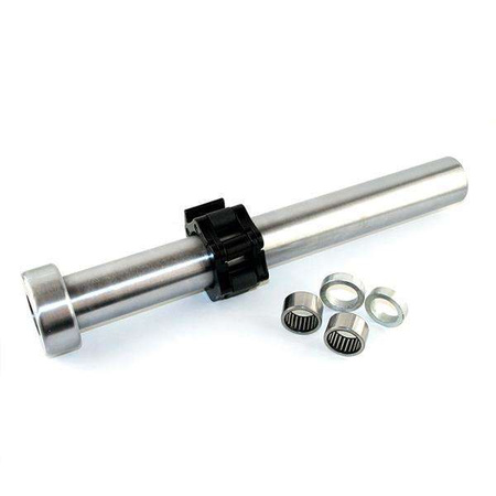 HMS PREMIUM GOL160 - 17-60-015 - Gryf olimpijski łamany 120 cm z zaciskami Lock Jaw black 