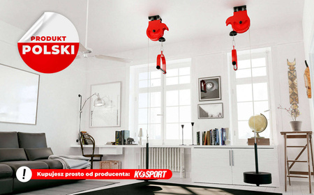 Brama treningowa 2xwyciąg do sufitu atlas obrotowy bramowy  KSSL055