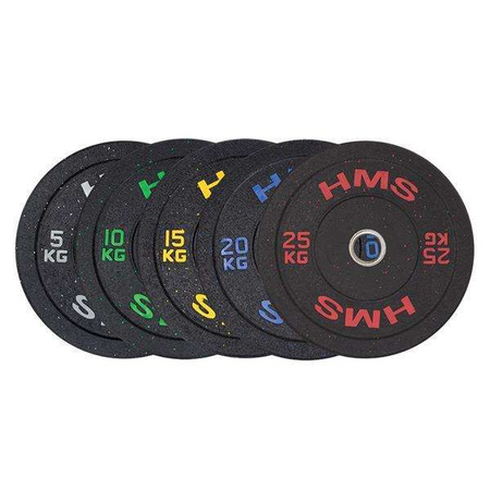 HMS HTBR25 - 17-61-029 - Talerz olimpijski Bumper 25 kg red