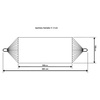 HAMAK OGRODOWY 2 OSOBOWY 200X150CM Z POKROWCEM SZARY 1039053