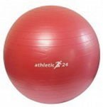 ATHLETIC24 Antiburst 45 czerwona - Piłka fitness