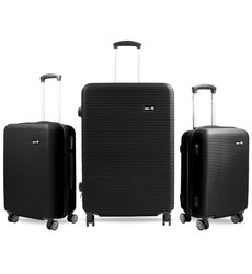 Aga Travel Zestaw walizek podróżnych MR4651 Czarny