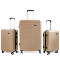 Aga Travel Zestaw walizek podróżnych MR4651 Złoty