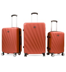 Aga Travel Zestaw walizek podróżnych MR4653 Czerwony