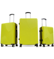 Aga Travel Zestaw walizek podróżnych MR4654 Żółty