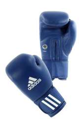 Rękawice bokserskie ADIDAS AIBA, niebieski, 10 oz