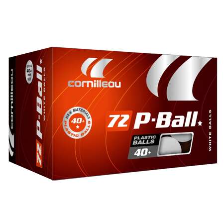 CORNILLEAU PIŁECZKI P-BALL BIAŁE 72 SZT.