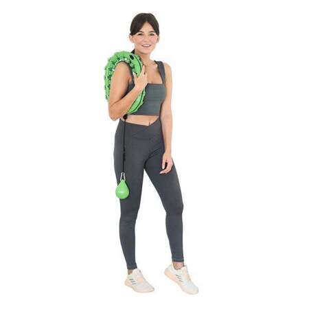 HHW12 PLUS SIZE HULA HOP GREEN Z WYPUSTKAMI I OBCIĄŻNIKIEM HMS