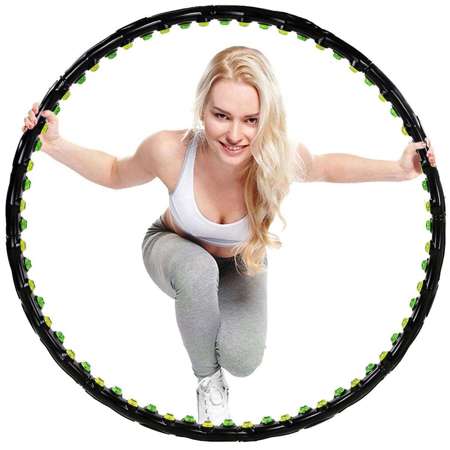 HULA HOP Z MASAŻEM 98CM Z MAGNESAMI  EB FIT