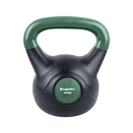 Hantla bitumiczna inSPORTline Kettlebell Dark 10 kg