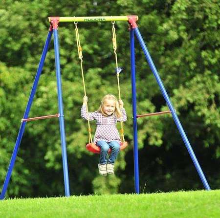 Huśtawka Hudora Swing Set Single (64018)