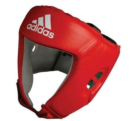 Kask bokserski ADIDAS AIBA, czerwony, rozm. M