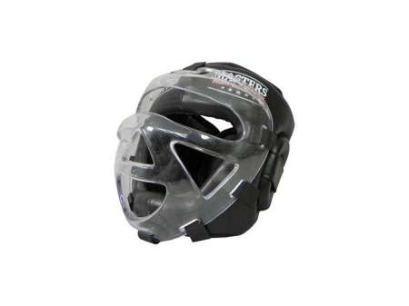 Kask bokserski z maską KSSPU-M czarny, rozm. S