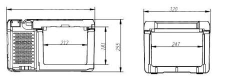 Lodówka 9L VigoCool (przenośna, sprężarkowa, 12/24V), nr kat. V09